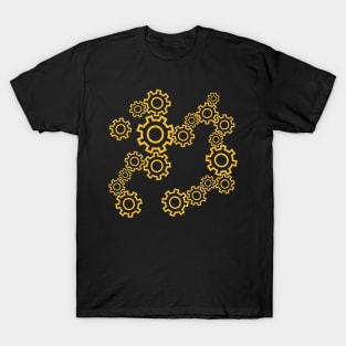 Golden gears T-Shirt